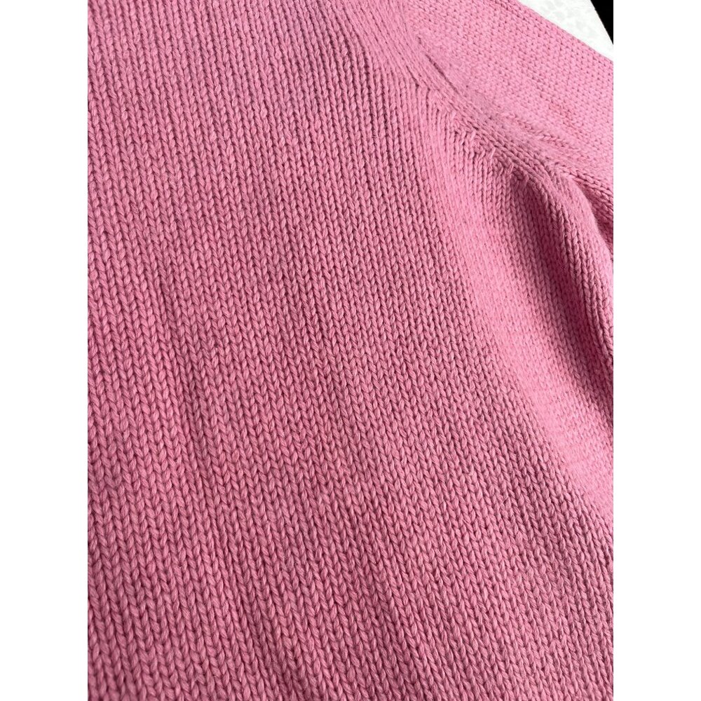 NWT MEDIUM Access Liz Claiborne Rose Pink Open Angora Blend Cardigan Sweater - Picture 9 of 9